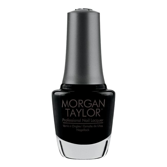 Morgan Taylor Nail Lacquer, .5 Oz. BLACK SHADOW -