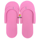 Foam Pedicure Slippers, Disposable Sewn Slippers, Mix Colors (12pairs)