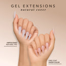 Kiara Sky - Gel Extensions - Soft Gel Tips - Natural - Stiletto XL Extra Long
