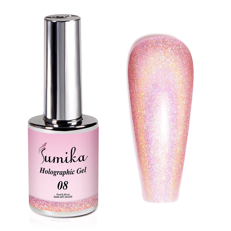 Sumika Soak Off Holographic Gel .5oz / SHG08