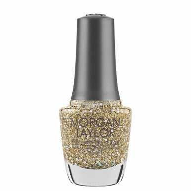 Morgan Taylor Nail Lacquer, .5 Oz. All That Glitters is Gold -