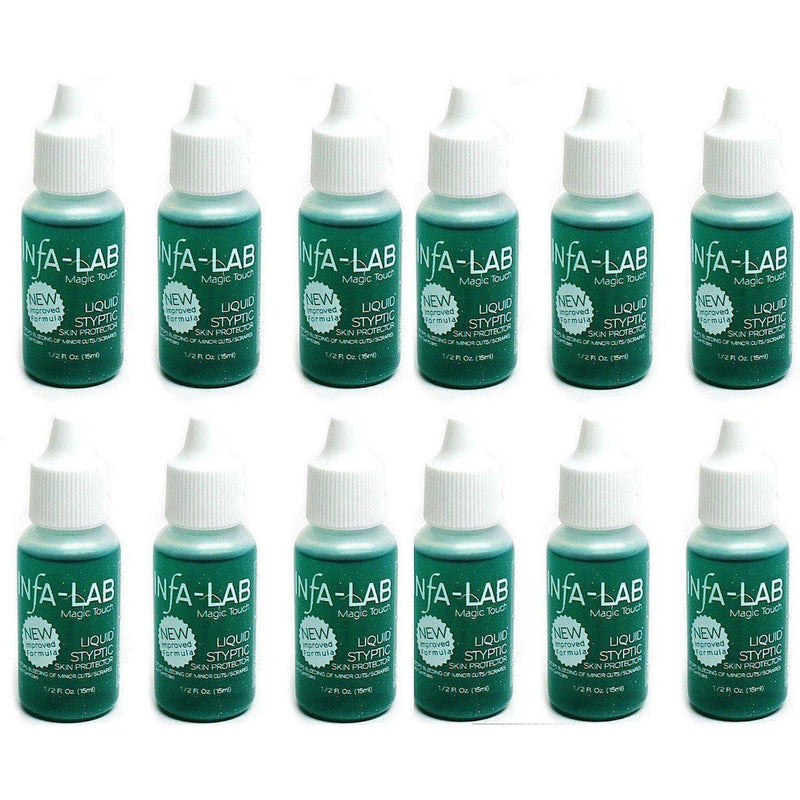 nfalab Magic Touch Liquid Styptic Skin Protector Stop Bleeding Cuts (1 Dozen)