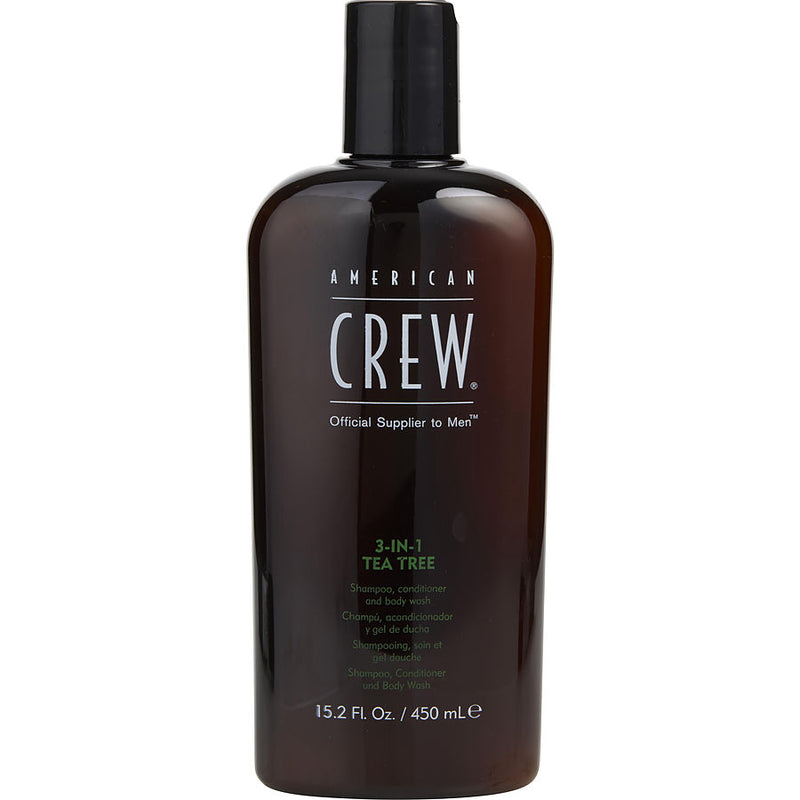 American Crewmen 3 In 1 Tea Tree (Shampoo, Conditioner, Body Wash) 15.2 oz