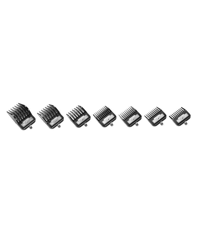 Andis BG Series Premium Metal Clip Comb Set 7pc