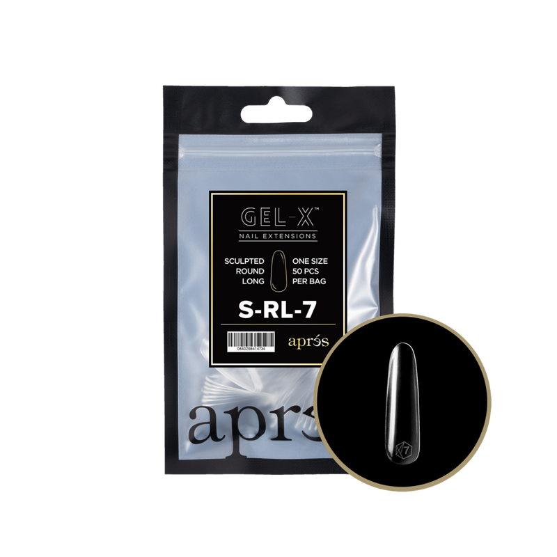 Apres Gel-X Sculpted Round Long Refill (50pcs) - Size 7
