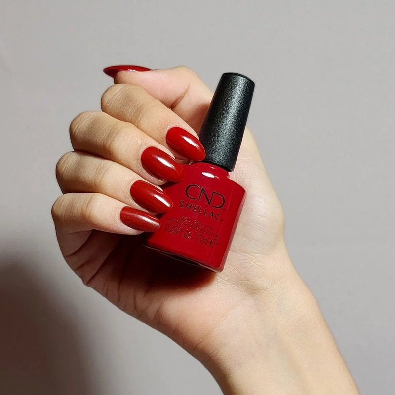 CND Shellac Gel Polish Scarlet Letter 0.25 fl oz (Magical Botany Collection Holiday 2023)