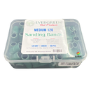 GBS Sanding Bands - 120 Grit Green Sanding Bands 100pcs Medium 120