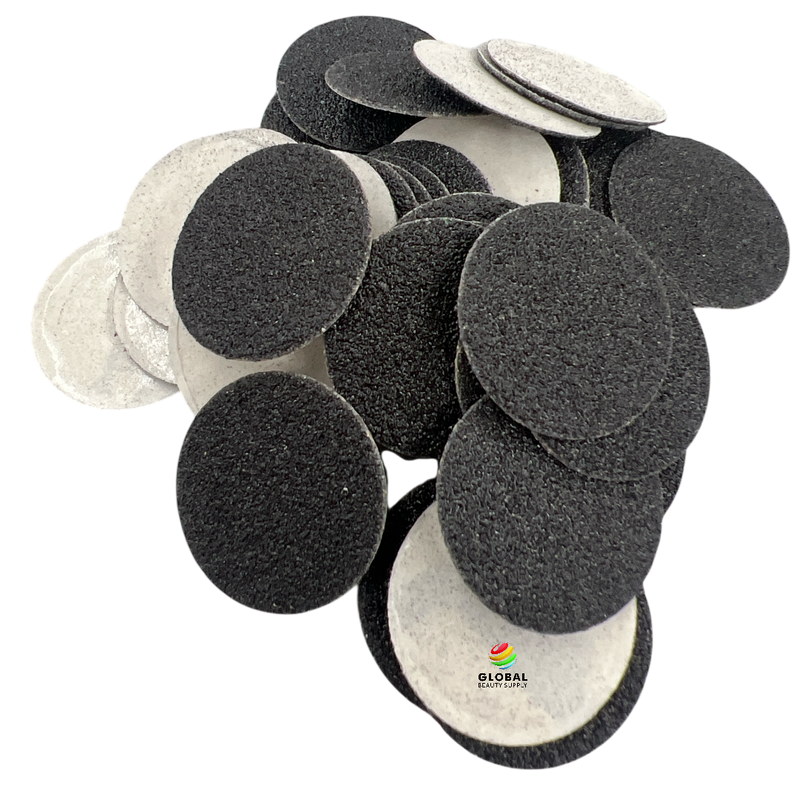 Self Adhesive Callus Sandpaper Discs 50pcs 25mm / .98 in Diameter