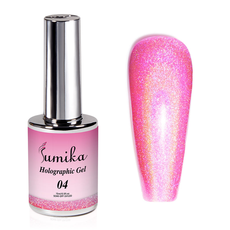 Sumika Soak Off Holographic Gel .5oz / SHG04