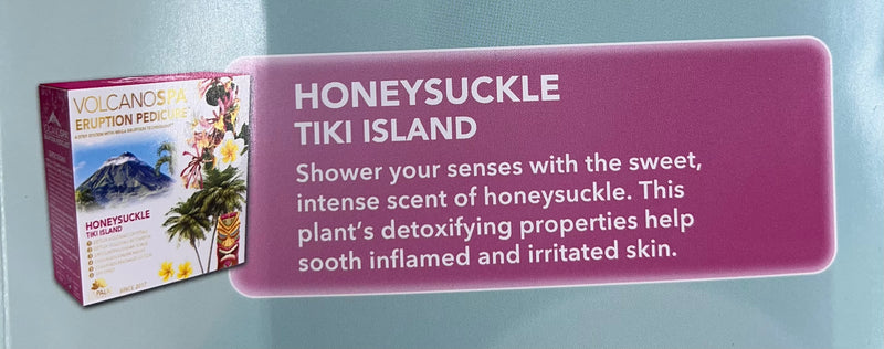 La Palm - Volcano Spa - Pedicure - Honeysuckle Tiki Island (New Scent)