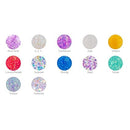 EzFlow Boogie Nights Confetti Acrylic Powder .75oz - Festive - Global Beauty Supply, LLC