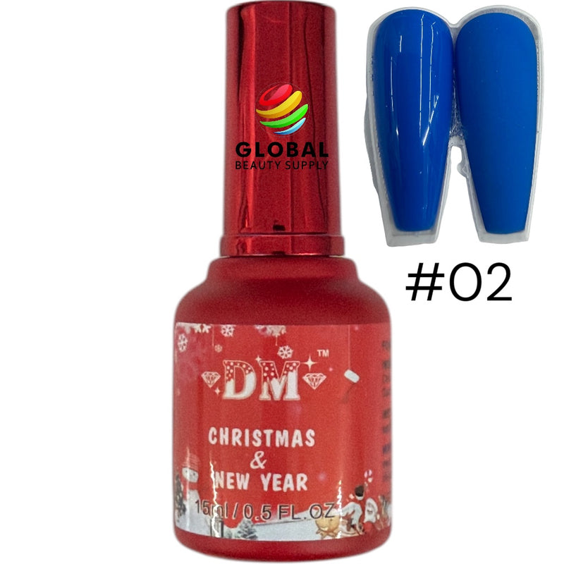 DM Gel Polish - Merry Christmas Collection Complete Set #01- #18 with Display HEMA/TPO FREE