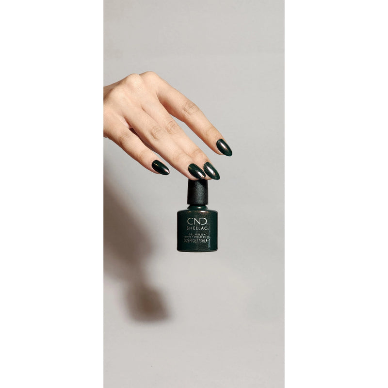 CND Shellac Gel Polish Forevergreen 0.25 fl oz (Magical Botany Collection Holiday 2023)