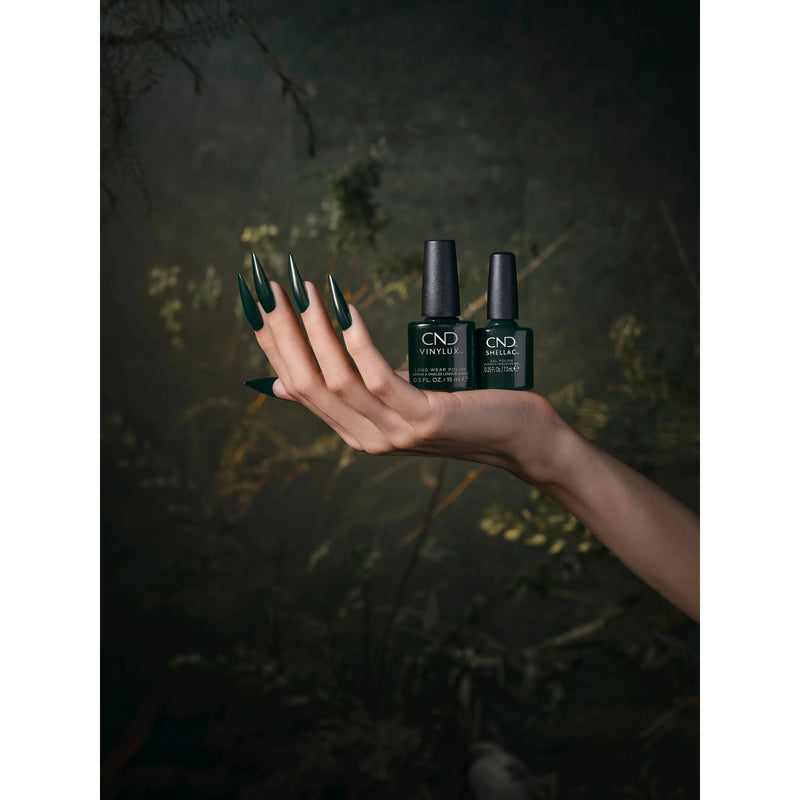 CND Shellac Gel Polish Forevergreen 0.25 fl oz (Magical Botany Collection Holiday 2023)