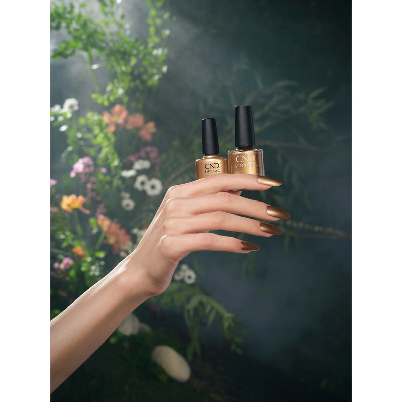 CND Shellac Gel Polish It's Getting Golder 0.25 fl oz (Magical Botany Collection Holiday 2023)