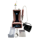 Rechargeable Portable Brushless Nail Drill 45K with Clock Charging Dock - Rose Gold