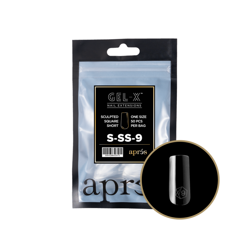 Apres Gel-X Sculpted Square Short Refill (50pcs) - Size 9