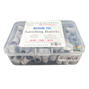 GBS Sanding Bands - 150 Grit Zebra Sanding Bands 100pcs Medium 150