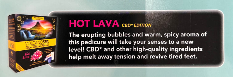 La Palm - Volcano Spa - Luxury Manicure + Pedicure - Hot Lava (Hemp Edition)