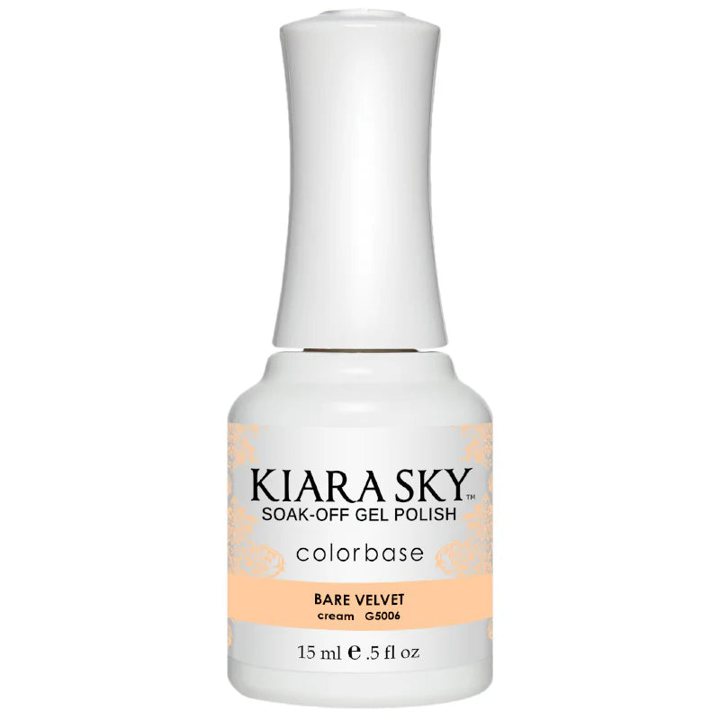 Kiarasky Gel Polish G5006 Bare Velvet .5 fl oz / 15mL