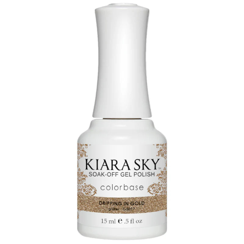 Kiarasky Gel Polish G5017 Dripping in Gold .5 fl oz / 15mL