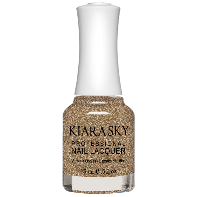 Kiara Sky Nail Lacquer - Dripping in Gold N5017