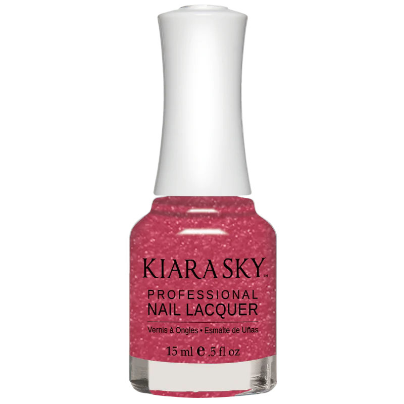 Kiara Sky Nail Lacquer - Frosted Wine N5029