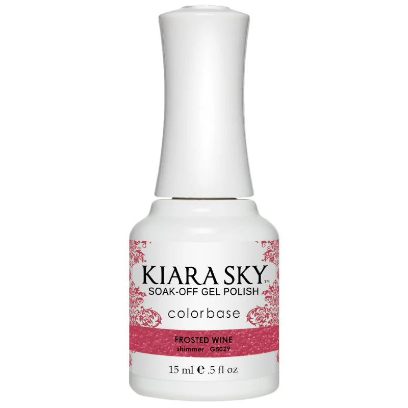 Kiara Sky Gel Polish G5029 Frosted Wine .5 fl oz / 15mL