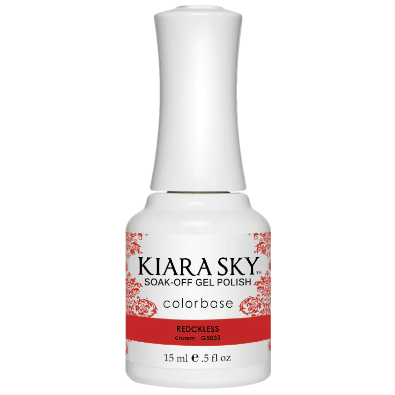 Kiara Sky Gel Polish G5033 Redckless .5 fl oz / 15mL