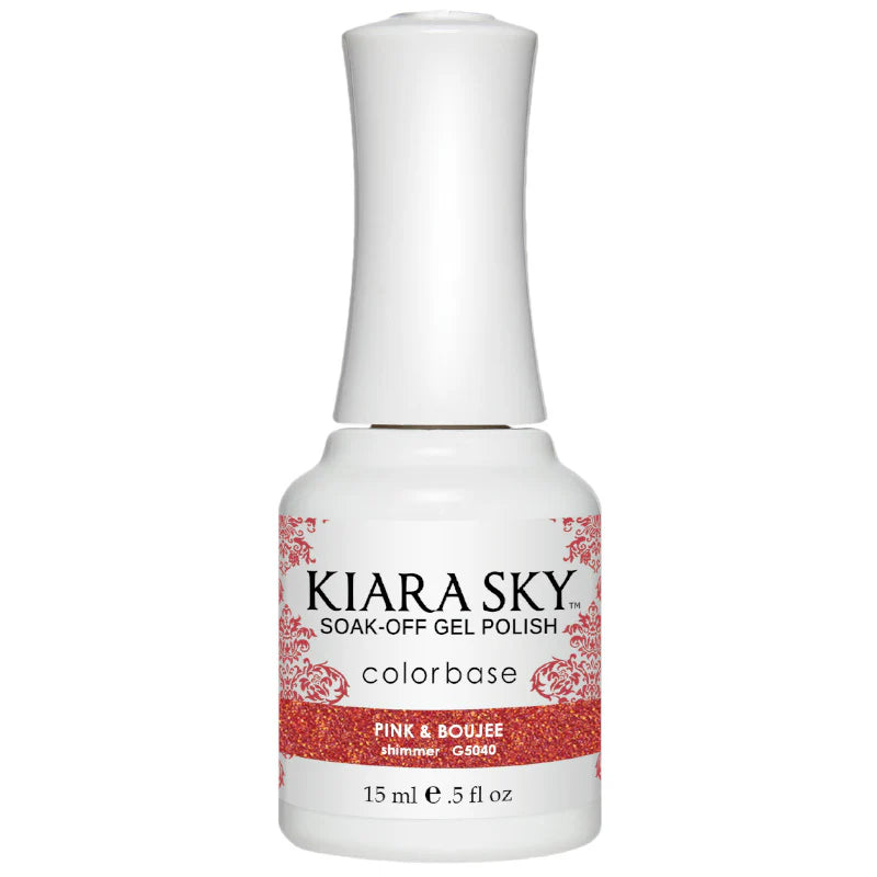 Kiara Sky Gel Polish G5040 Pink & Boujee .5 fl oz / 15mL