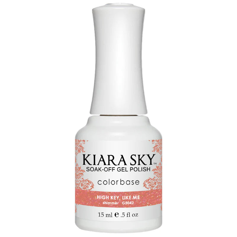 Kiara Sky Gel Polish G5042 High Key, Like Me .5 fl oz / 15mL