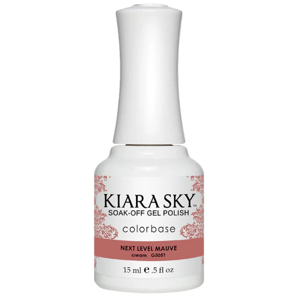 Kiara Sky Gel Polish G5051 Next Level Mauve .5 fl oz / 15mL