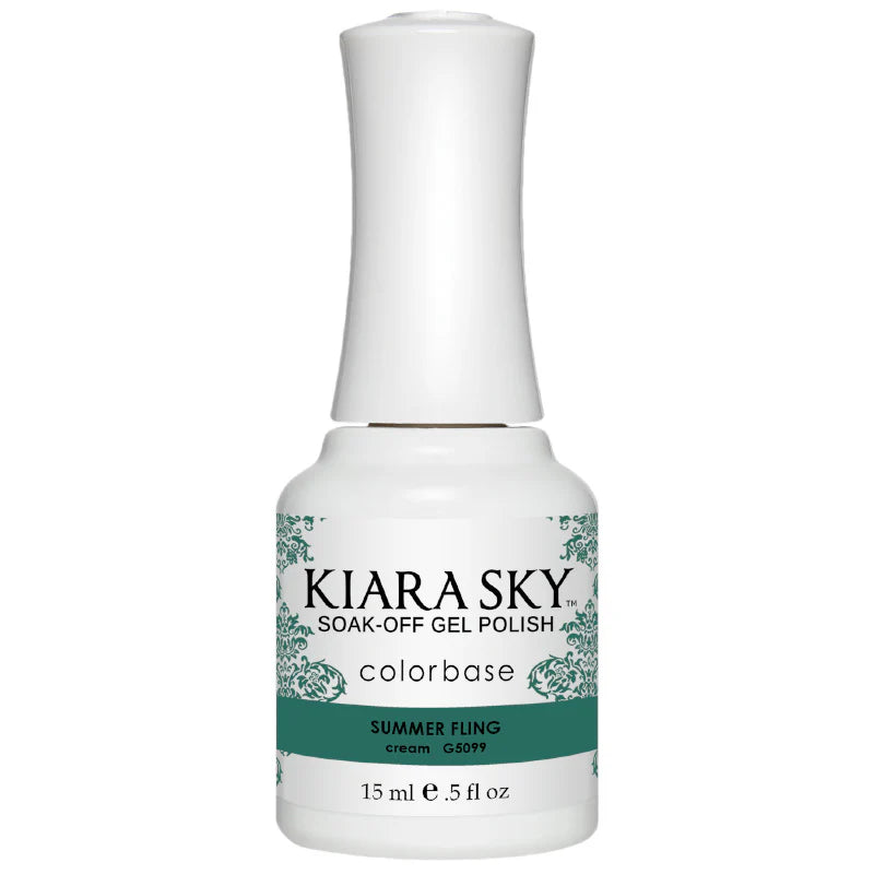 Kiarasky Gel Polish G5099 Summer Fling .5 fl oz / 15mL