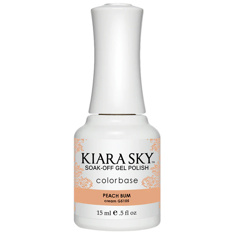 Kiarasky Gel Polish G5105 Peach Bum .5 fl oz / 15mL