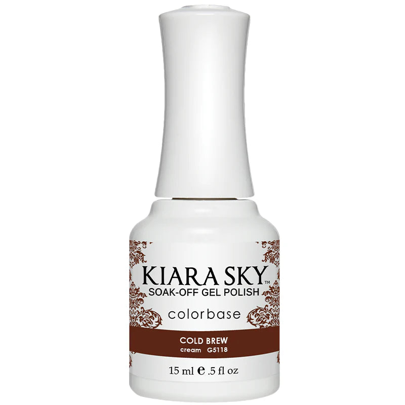 Kiarasky Gel Polish G5118 Cold Brew .5 fl oz / 15mL