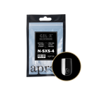 Apres Gel-X Natural Square Extra Short Refill (50pcs) - Size 4