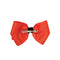 Mia Spirit - Large Grosgrain Bow Barrette "Orange & Black" #00697