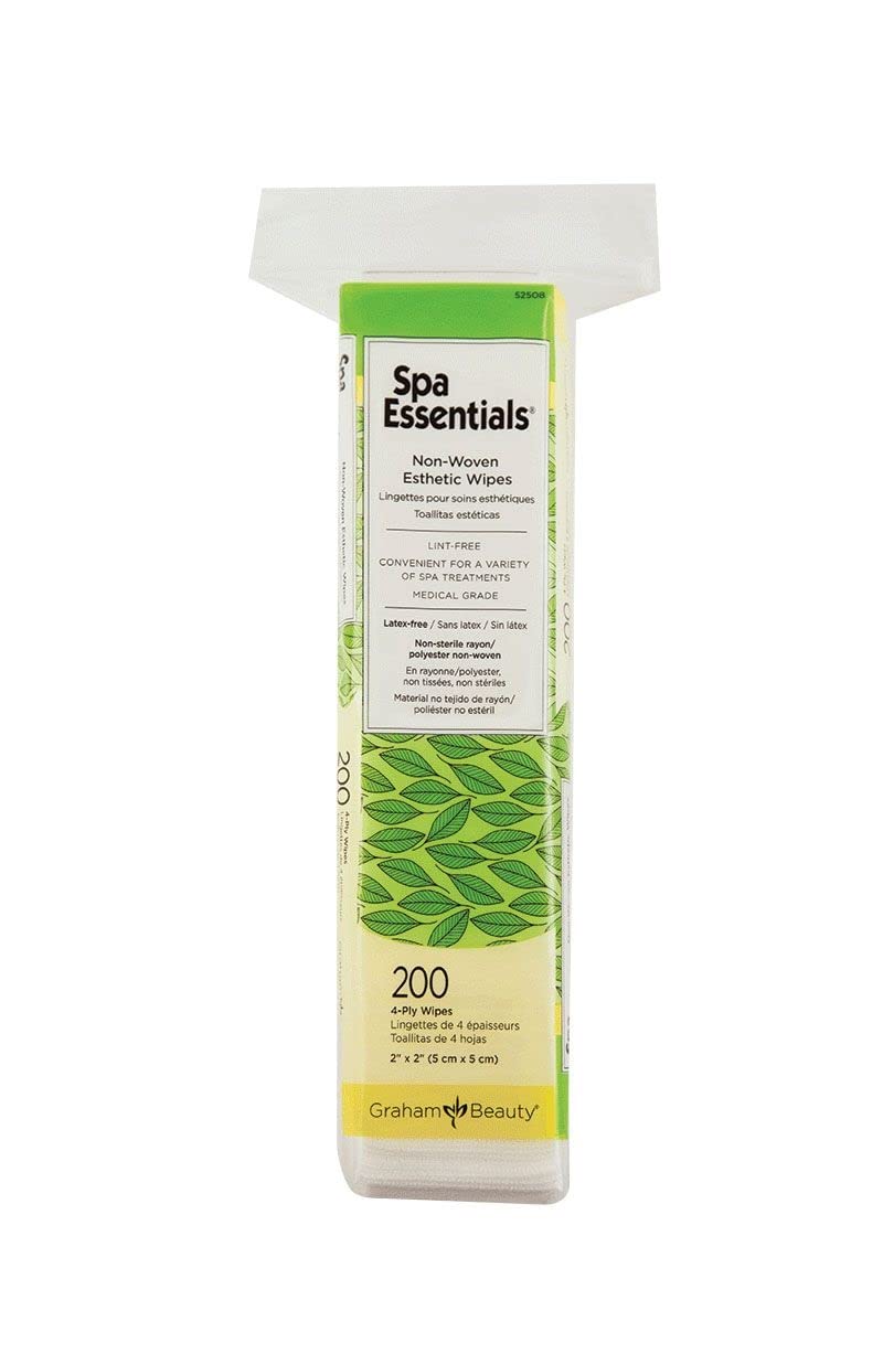 Spa Essentials 2"x2" Esthetic Wipes