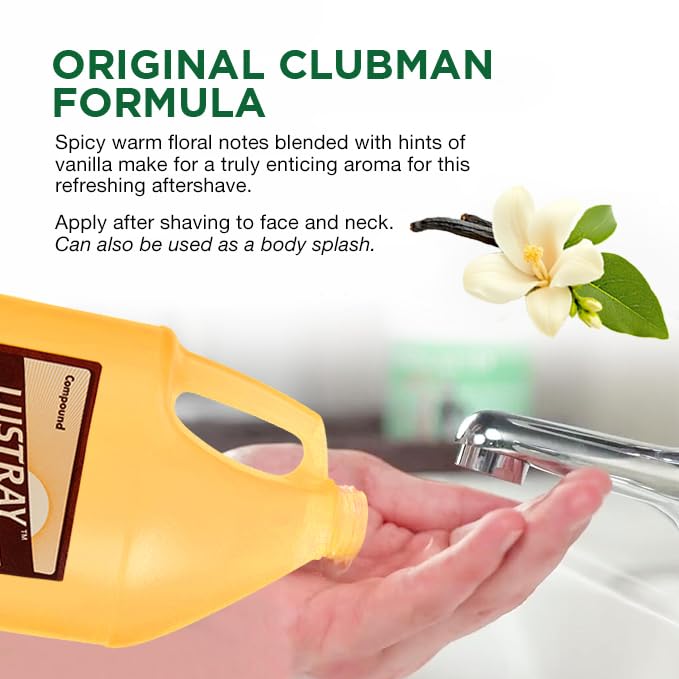 Clubman Lustray - After Shave "Bay Rum" 1 Gallon