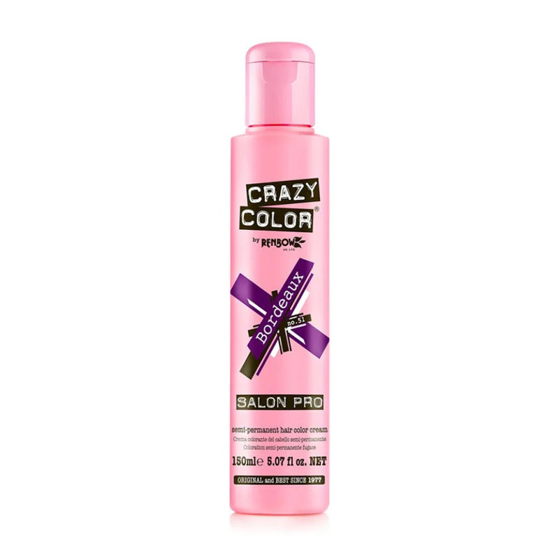 CRAZY COLOR - Semi Permanent Hair Color Cream, 5.07oz 51