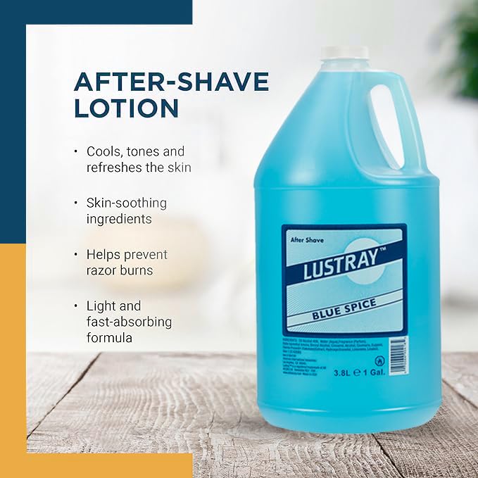 Clubman Lustray - After Shave Lotion "Blue Spice" 1 Gallon
