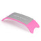 Plastic & Silicone Cushion Pillow Arm Rest "Pink"