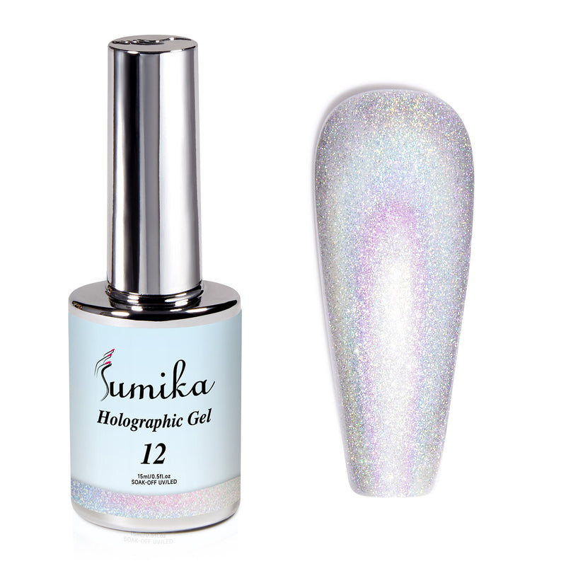 Sumika Soak Off Holographic Gel .5oz / SHG12