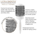 Cricket Ultra Smooth Coconut Oil Thermal Brush 400