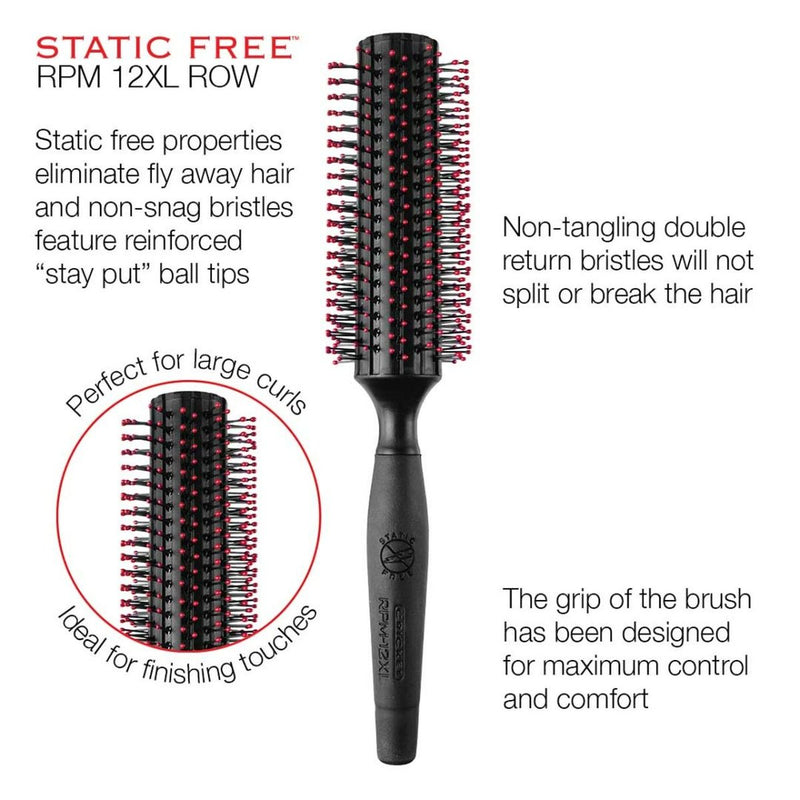 Cricket - Static Free RPM 12XL Black Roll Brush