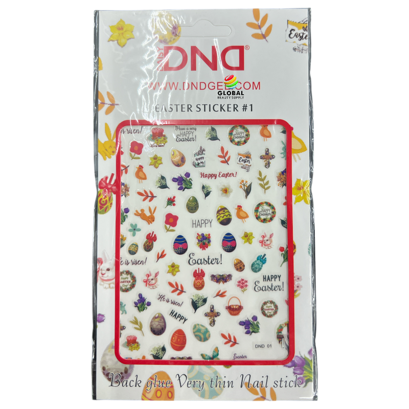 DND Easter Nail Sticker
