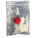 Coffin Ballerina (Straight Short) Nail Tips (NATURAL) 50ct/bag (red label)