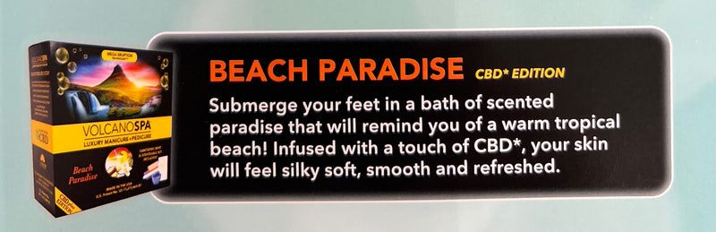 La Palm - Volcano Spa - Luxury Manicure + Pedicure - Beach Paradise (Hemp Edition)