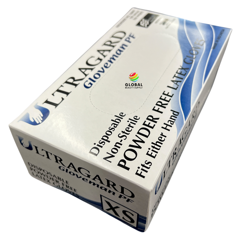 ULTRAGARD - Gloveman PF Powder Free Latex Gloves 100PCs - Extra Small
