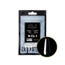 Apres Gel-X Natural Coffin Long Refill (50pcs) - Size 1